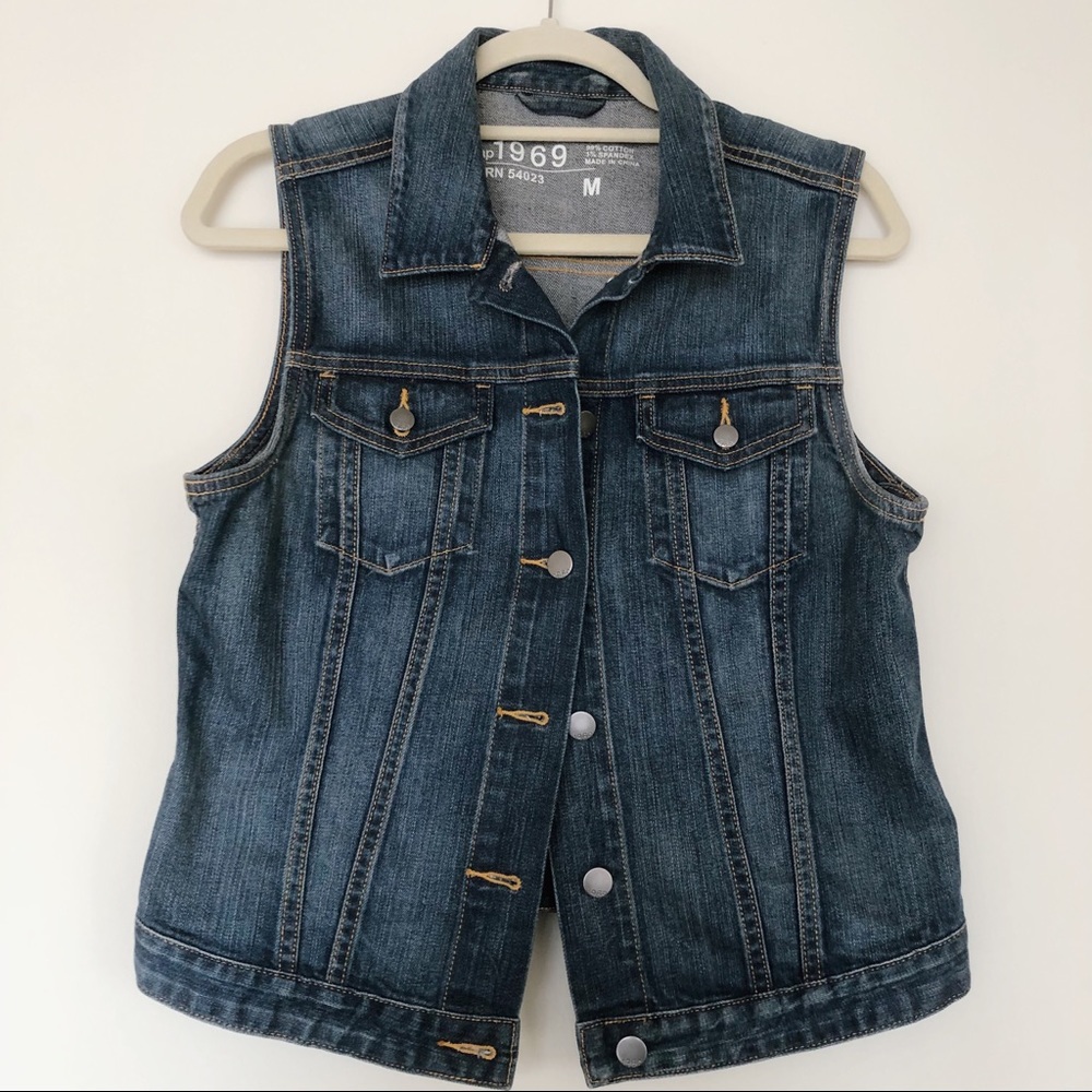 Gap Sleeveless Denim Vest